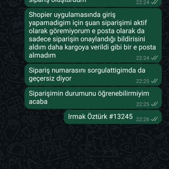 Sipariş Durumu Belirsizliği Ve İletişim Sorunlarıyla Karşılaşılan Deneyim