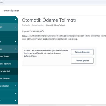 Otomatik Ödeme Talimatı Sorunu Ve İletişim Eksikliği