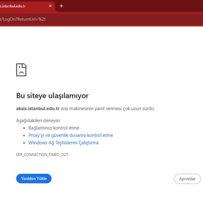 Aksis Sistemi Giriş Sorunu: Acil Yardım Talebi