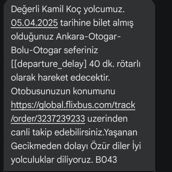 Kamil Koç Otobüsünde 53 Dakikalık Gecikme Ve Yetersiz Bilgilendirme