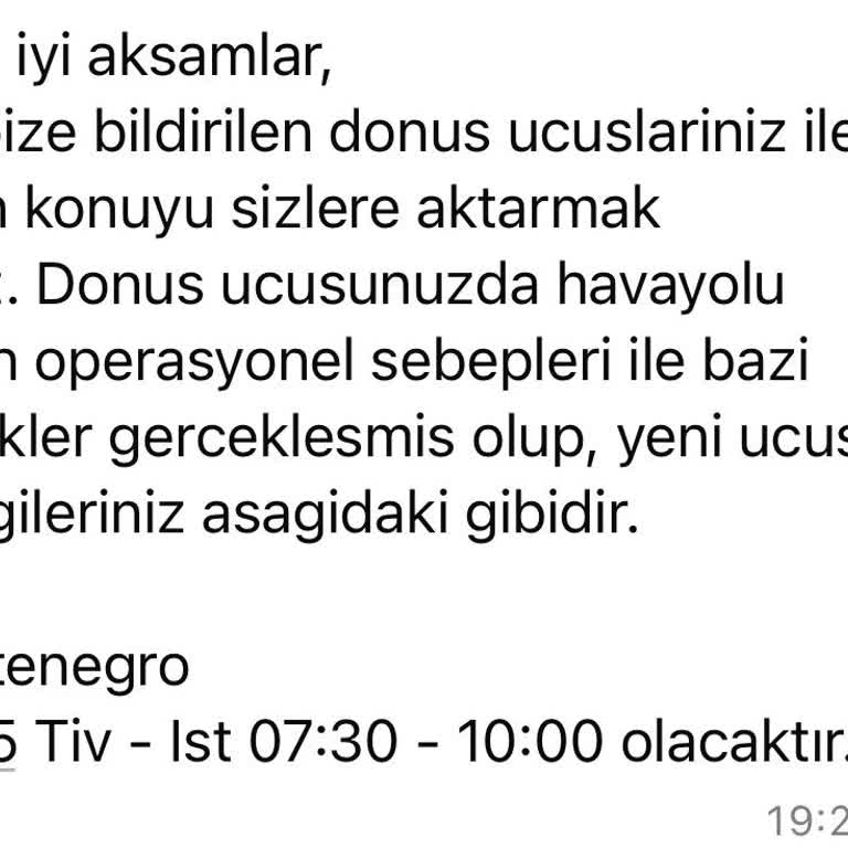 Tur Planındaki Belirsizlikler Ve İletişim Eksiklikleri