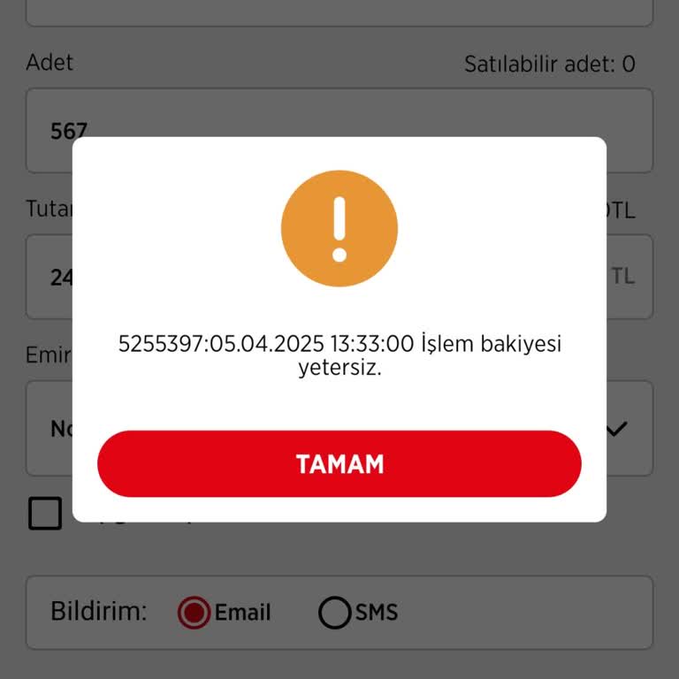 Ziraat Bankası Hisse İşlemlerinde Bakiye Sorunu Mağduriyeti