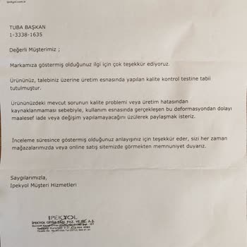 İpekyol Çantasında Kalitesiz Metal Parçalar Ve Reddedilen İade Talebi