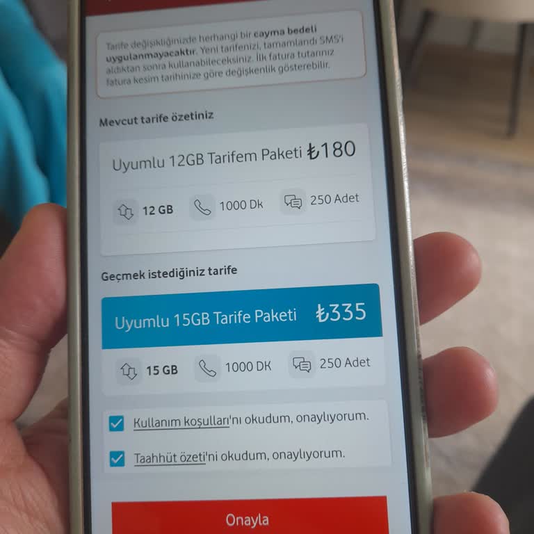 Vodafone Tarifelerinde Mantıksız Fiyat Farkı