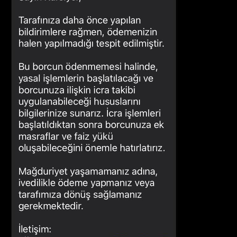 Bilinmeyen Sertifika Başvurusu Ve Tehdit Edici İletişim
