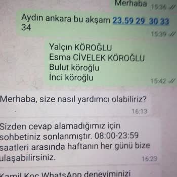 Kamil Koç İle Yaşanan Bilet Ve Ulaşım Sorunları