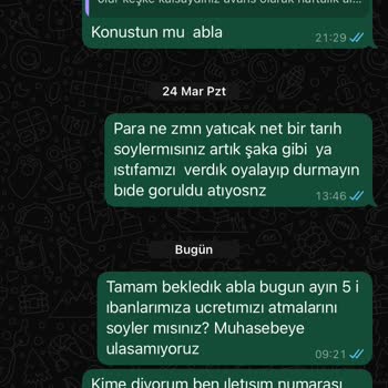 Ücretimizi Alamadık, Mağdur Edildik