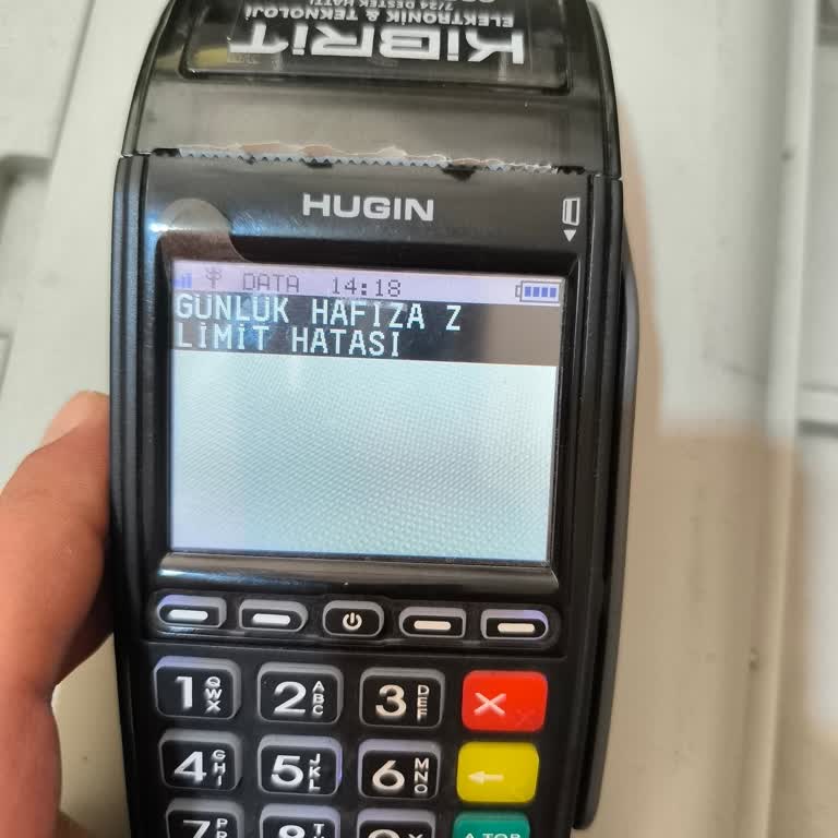 Hugin T300 Cihazında Sürekli Z Raporu Hatası