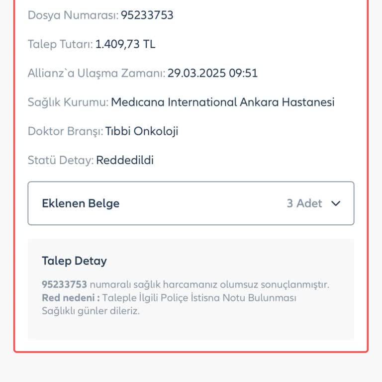 Allianz Sigorta İle Sağlık Sigortası Mağduriyeti