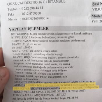 Yetkili Servis Mağduriyeti: Sorunsuz Parçalara Fahiş Fiyat Ve Kapora İadesi Sorunu