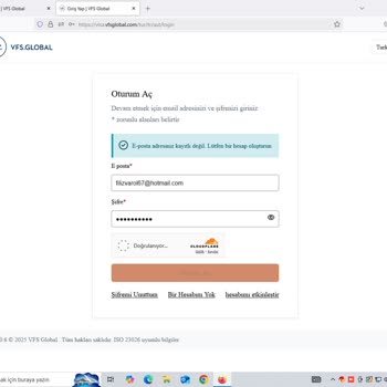 Vize Başvurusunda VFS Global İle Yaşanan Sorunlar