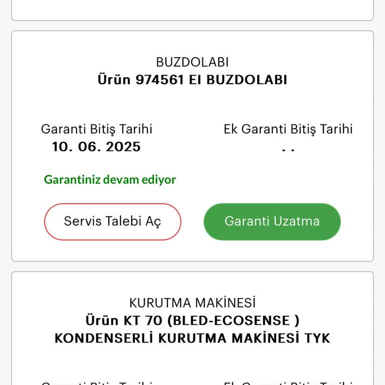 Beko Buzdolabı Ek Garanti Sorunu
