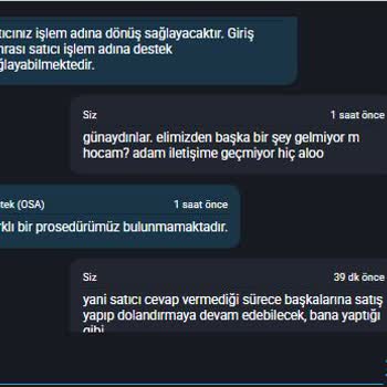 Destek Ekibinin İlgisizliği Ve Çözüm Üretememesi