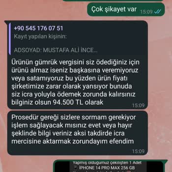 Çekiliş Kazandım Derken Tehdit Edildim