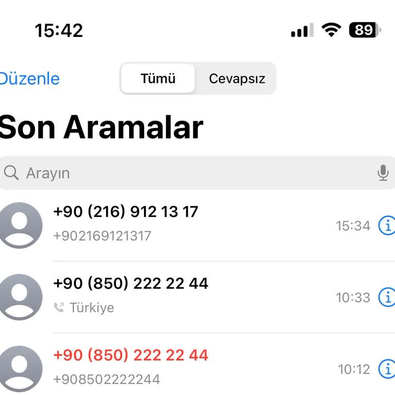 Bilinmeyen Numaradan Gelen Şüpheli Arama Ve Kişisel Bilgi Güvenliği Endişesi