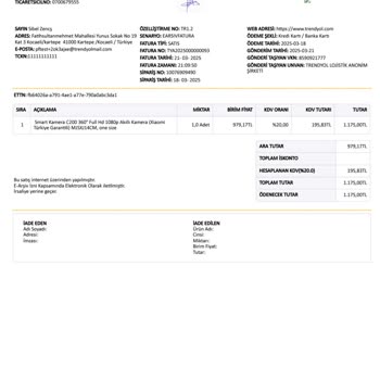 İade Edilen Kameranın Reddi Ve Teslimat Sorunu