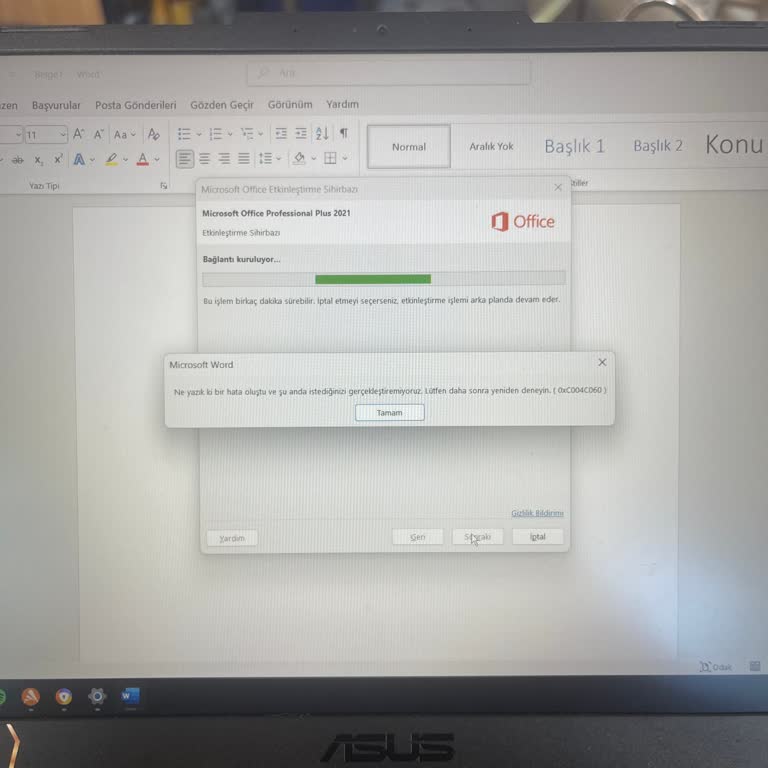 Office 2021 Pro Plus Ürün Anahtarı Sorunu