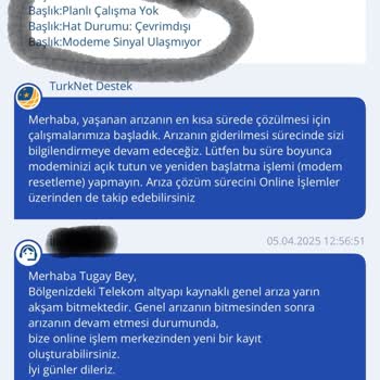 TurkNet Hizmet Kesintisi Ve Çözüm Eksikliği