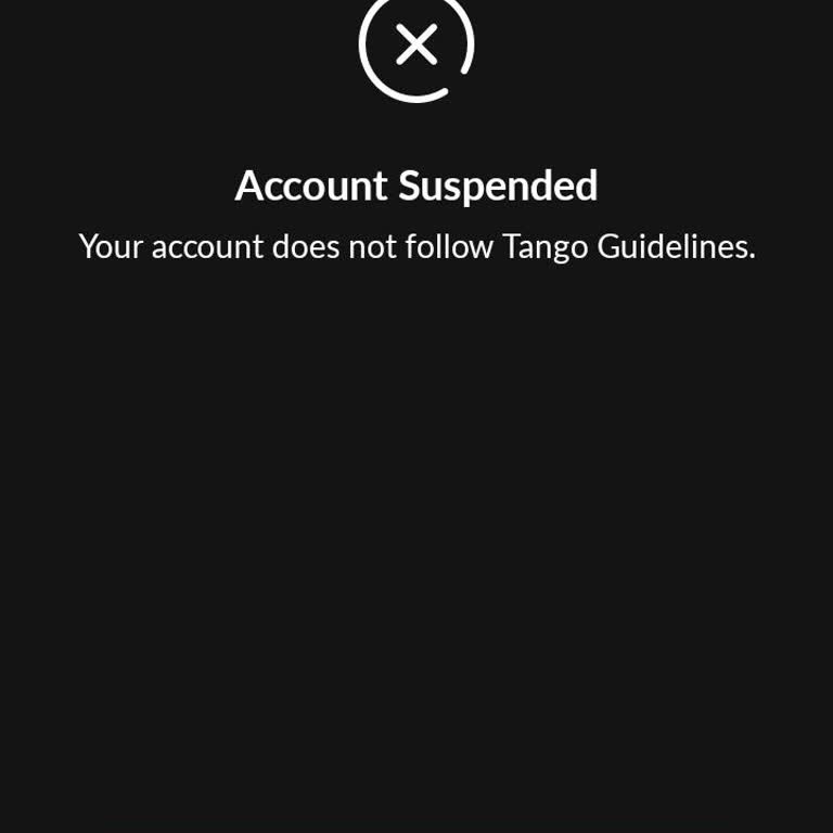 My Tango Account Has Been Banned