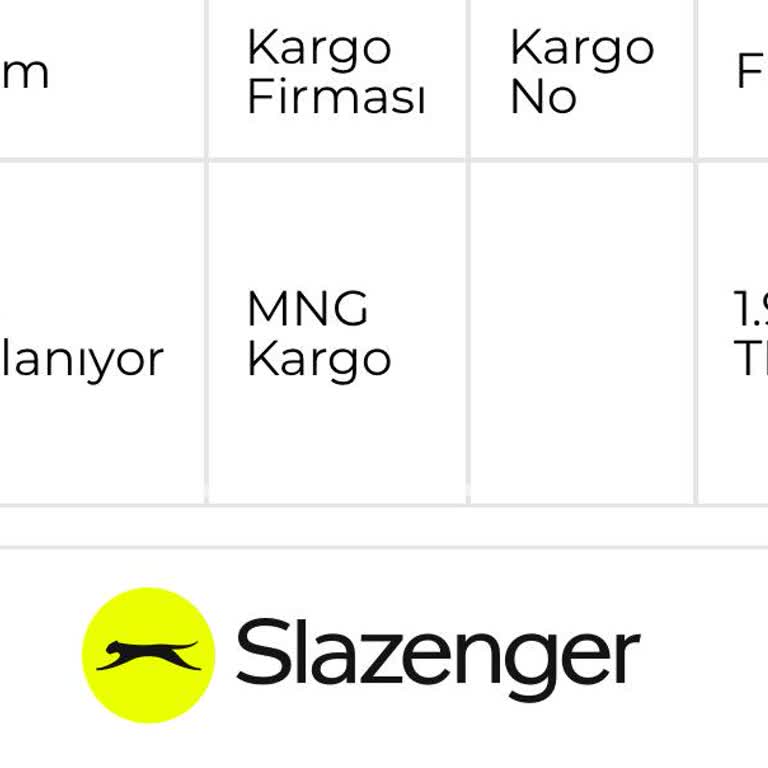 Slazenger Ürünüm Hala Kargolanmadı: Destek Bekliyorum!