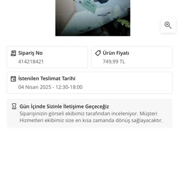 Yıl Dönümü Siparişimde Eksik Ve Geç Teslimat Sorunu