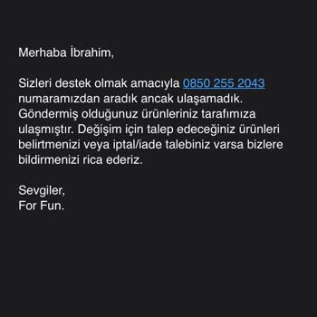 İade Yapılmayan Siparişler Ve Uzayan Bekleyiş