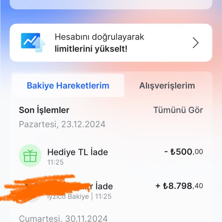 Iyzico Üyelik Şartları Mağduriyeti: İade Edilen Paramı Kullanamıyorum