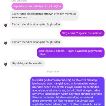 Eksik Ve Tuzlu Peynir Teslimatı