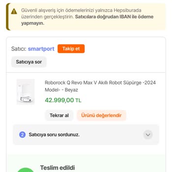 Roborock Süpürgemin Sürekli Fan Arızası Vermesi Ve Destek Alamam