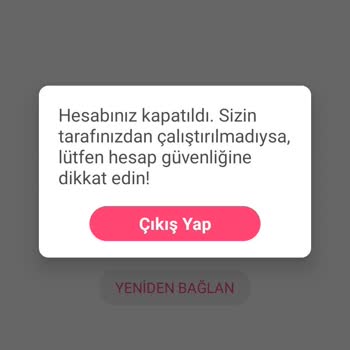 Hesabım Sebepsiz Yere Kapatıldı