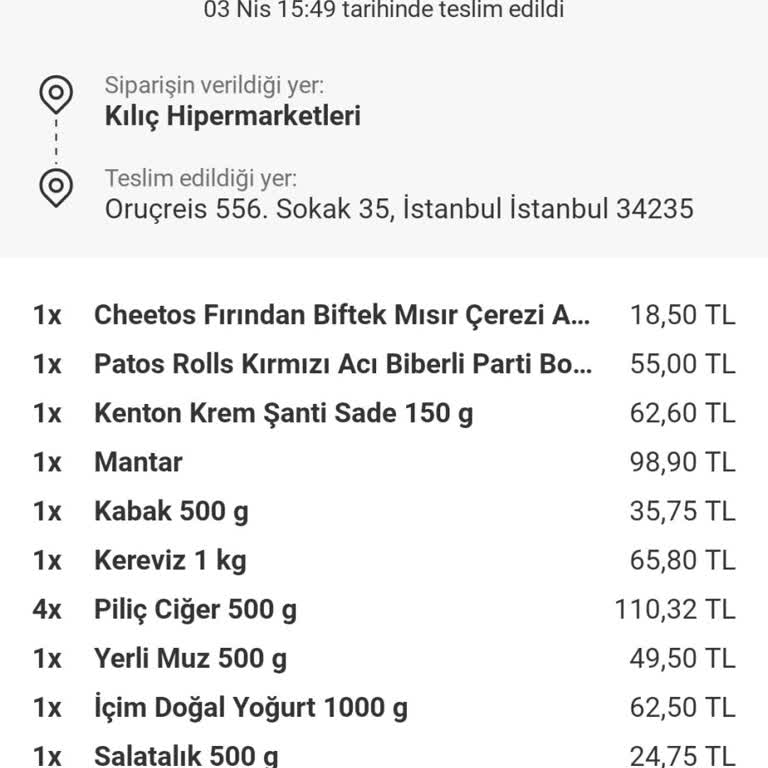 Eksik Ürün Ve Yanlış Ödeme Sorunu