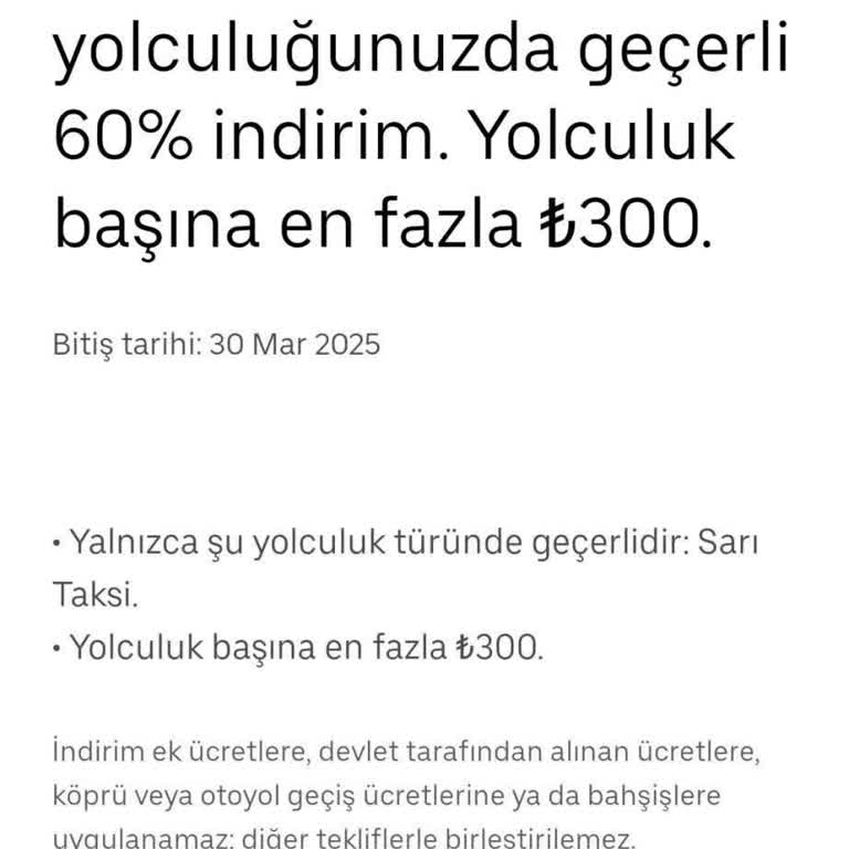 Uber Yanıltıcı İndirim Ve Keyfi Ücretlendirme