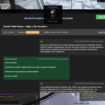 Haksız Chat Banı Ve Yetersiz Destek