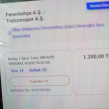 Yanlış Tribün Seçimi Mağduriyeti