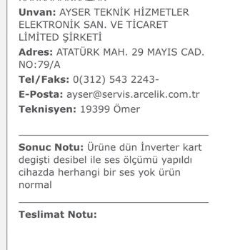 Arızalı Buzdolabı Ve Yanıltıcı Servis Hizmeti