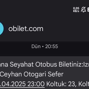 Obilet Üzerinden Alınan Biletlerin Mağduriyeti