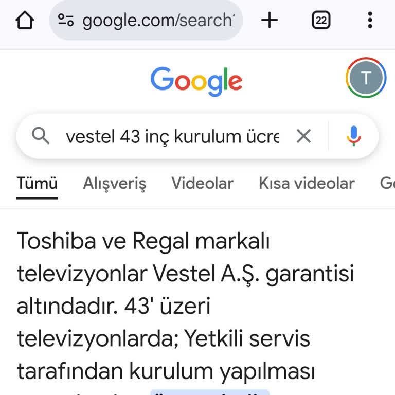 Vestel Servisinde Montaj Ücreti Çelişkisi