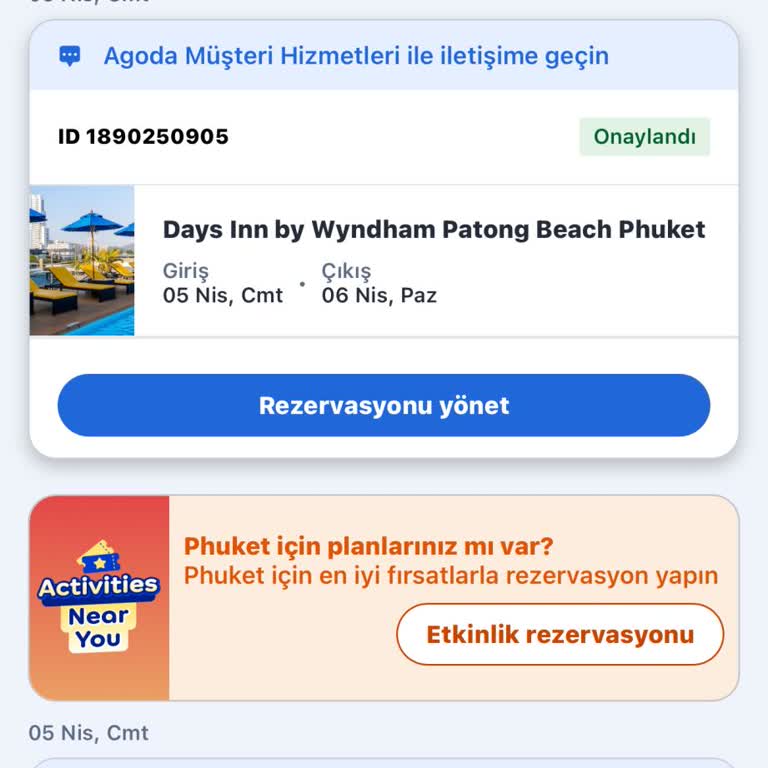 Agoda'da Tarih Değişikliği Ve İade Sorunu