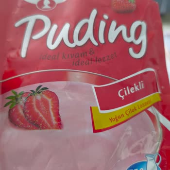 Dr. Oetker Çilekli Pudingde Beklenmedik Acılık