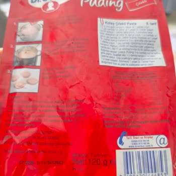 Dr. Oetker Çilekli Pudingde Beklenmedik Acılık