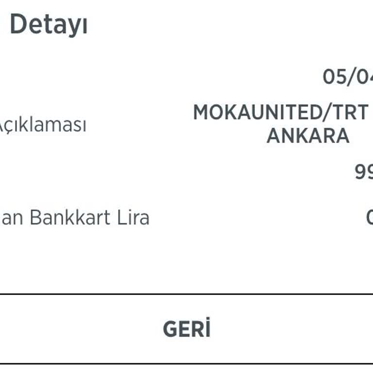 İzinsiz Kredi Kartı İşlemi Ve Para İadesi Talebi