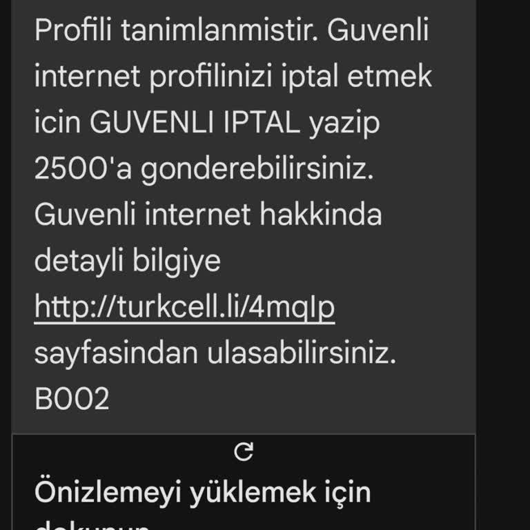 Yanlış Mesaj Gönderimiyle İlgili Şikayet