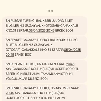 Uludağ Firmasının Rötar Bilgilendirmesi Eksikliği