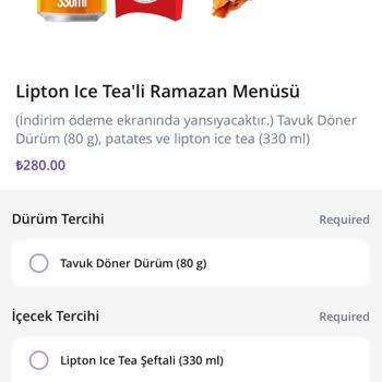 GetirYemek'te Eksik Ürün Ve Yetersiz Destek