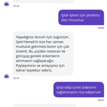 GetirYemek İle Uzayan Bekleyiş Ve İptal Sorunu