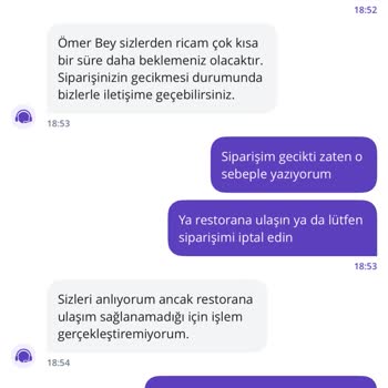 GetirYemek İle Uzayan Bekleyiş Ve İptal Sorunu