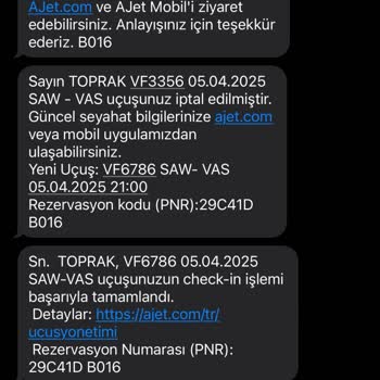 Uçuş Saatlerindeki Sürekli Değişiklikler