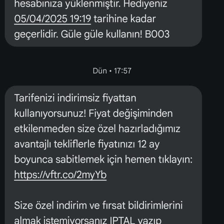 Tarife Değişikliği Ve Fatura Şoku