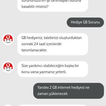 Vodafone Hediye İnternet Kampanyası Sorunu Ve Canlı Destek Erişimsizliği
