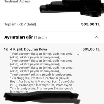 Popeyes'ten Eksik Ve Özensiz Ürün Teslimatı